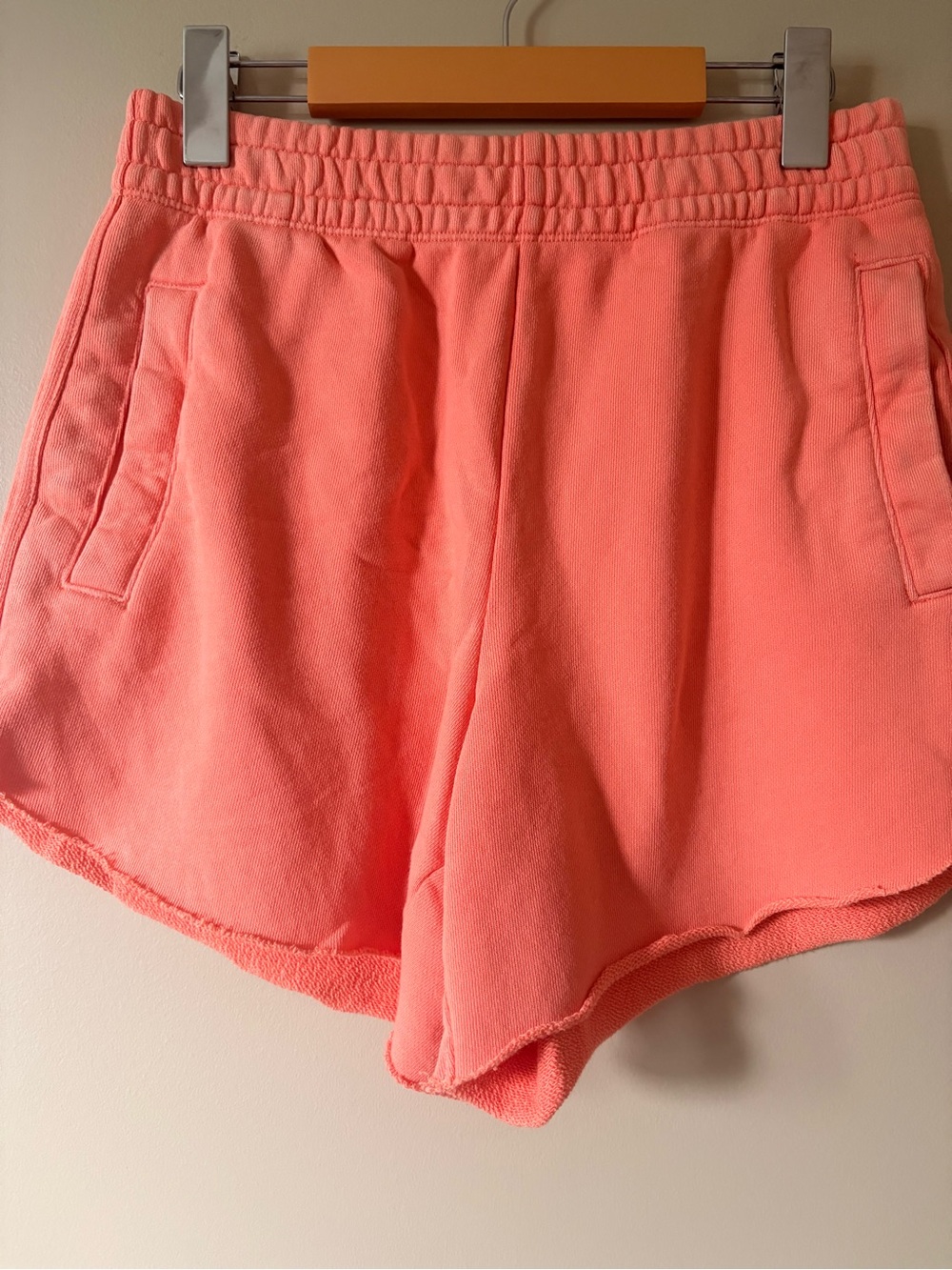 Aerie Women's Coral Pink Elastic Waist Casual Shorts